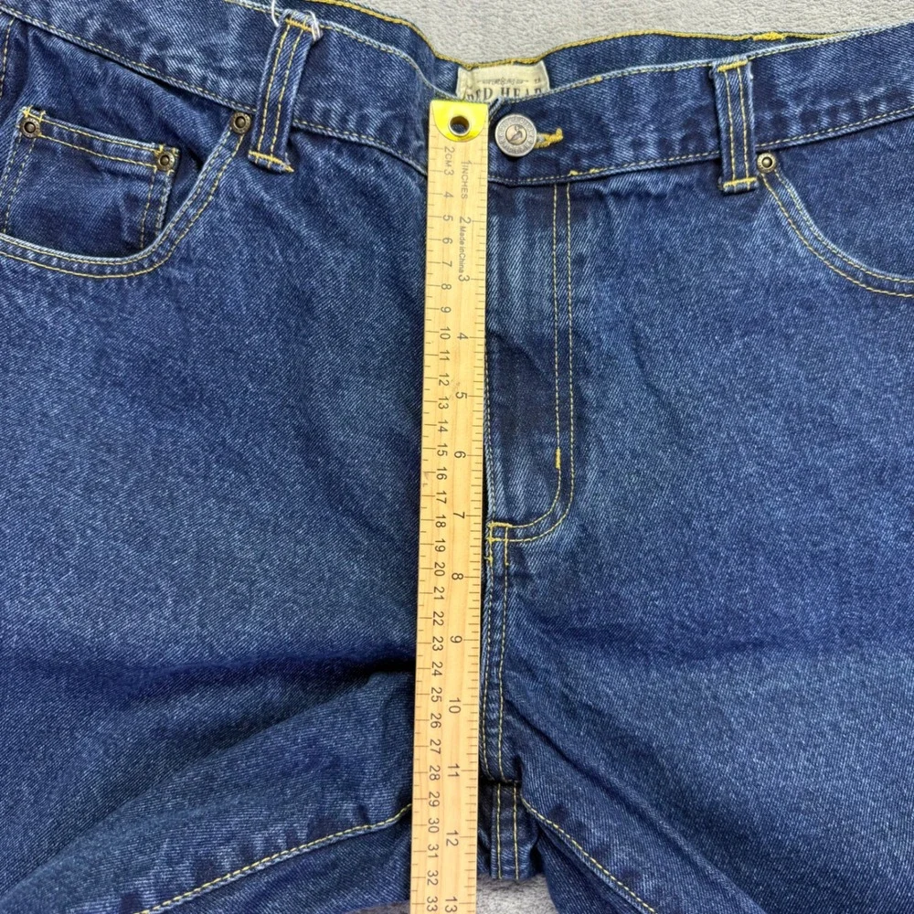 Red Head Brand Co Mens Jeans 42x30‎ Dark Wash Straight Fit Denim Pants